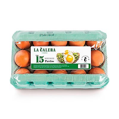 LA CALERA HUEVO PARDO 15UND
