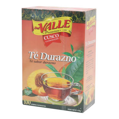 VALLE H TE DURAZNO 100FIL