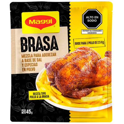 MAGGI MEZCLA LISTA 45G ADEREZAR POLLO BRASA
