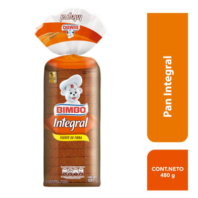 BIMBO PAN INTEGRAL 480GR FAMILIAR PREBIOTICO