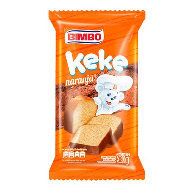 BIMBO KEKE 380GR NARANJA