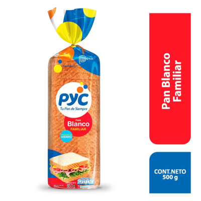 PYC PAN BLANCO FAMILIAR 500GR 1P