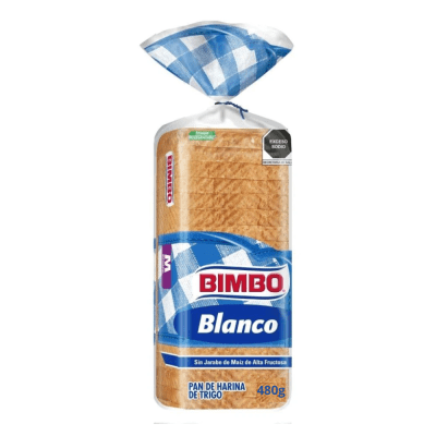 BIMBO PAN BLANCO 480GR MEDIANO