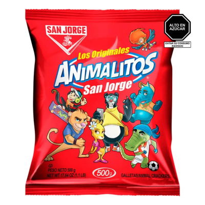 SAN JORGE GALLETAS ANIMALITOS 500G