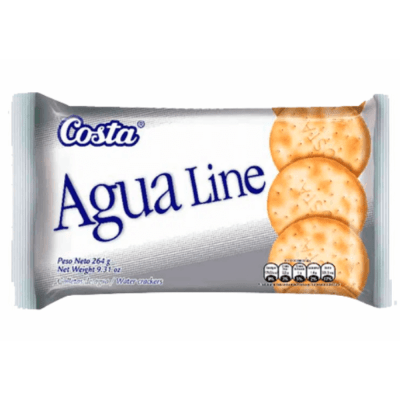 COSTA GALLETAS DE AGUA LINE 252GR SIXPACK
