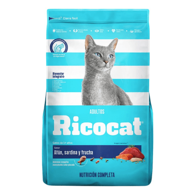 RICOCAT ADULTOS SABOR ATÚN, SARDINA Y TRUCHA 1K