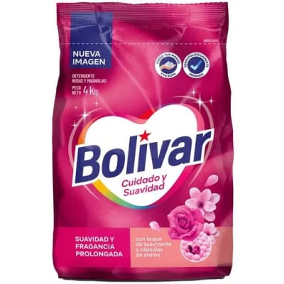 DETERG BOLIVAR 4KG CUIDADO Y SUAVIDAD