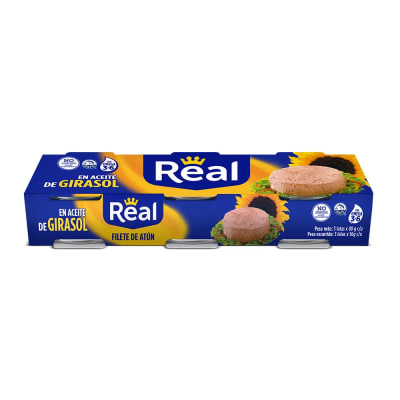 REAL FILETE ATUN LIGHT X3UN X80GR TRIPACK
