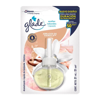 GLADE ELECTRICO REPUESTO 21ML ABRAZOS DE VAINILLA