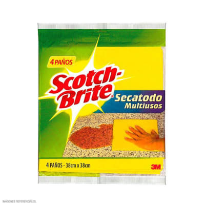 SCOTCH BRITE PAÑO SECATODO 4UND