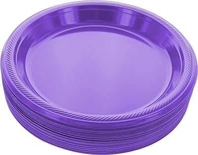 PLATO 26 COLOR MORADO X 10 UND