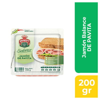BRAEDT JAMON DE PAVITA 200G BALANCE
