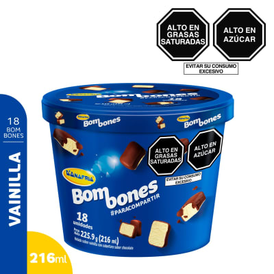 DONOFRIO HELADO BOMBONES 216ML 18UND