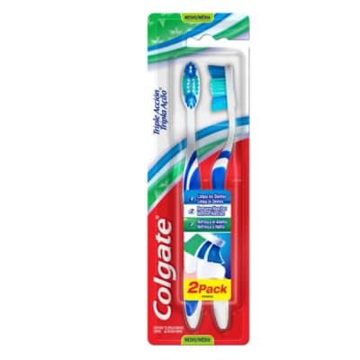 CEPILLO COLGATE TRIPLE ACCION PACK X2UND