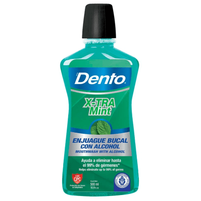 DENTO ENJUAGUE BUCAL 500ML X-TRA MINT