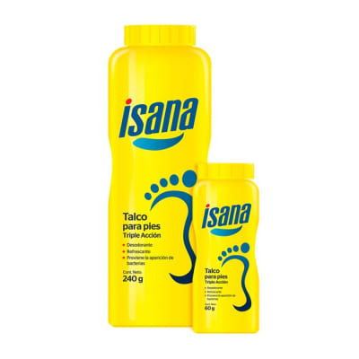 ISANA TALCO CLASICO 240GR+TALCO 60GR