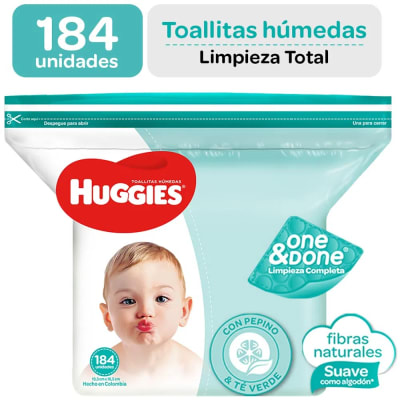 TOALLAS HUMEDAS HUGGIES CUIDADO 4EN1 184UND