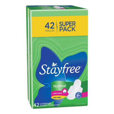 STAYFREE NORMAL 42UND TOALLAS FEMENINAS