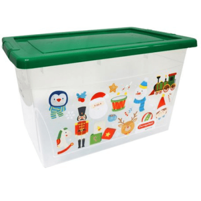CAJA PREFERIDA CON DISEÑO NAVIDAD T/VERDE 28L DURAPLAST1