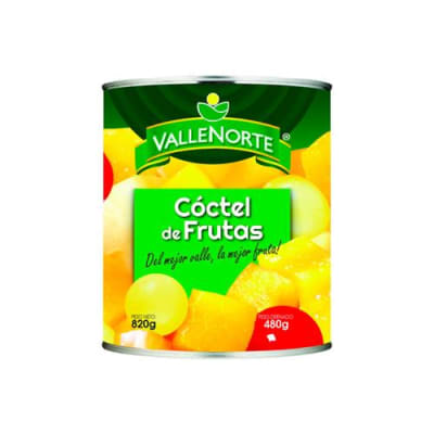 VALLE NORTE COCKTAIL DE FRUTAS 820GR