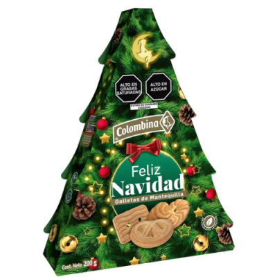 COLOMBINA GALLETAS NAVIDEÑAS 200G