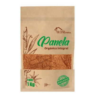 PANELA LA CASA DE LO NATURAL AZUCAR INTEGRAL 1KG