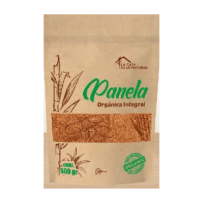 PANELA LA CASA DE LO NATURAL AZUCAR INTEGRAL 500G