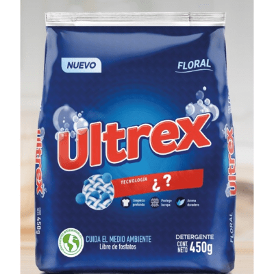 DETERGENTE ULTREX FLORAL 450G