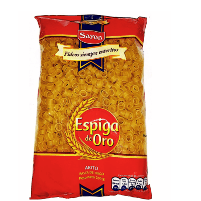 FIDEOS ESPIGA DE ORO 250GR ARITO