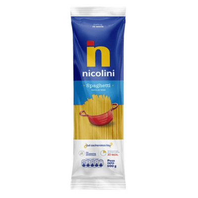 FIDEOS NICOLINI 500GR SPAGHETTI