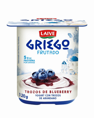 YOGURT LAIVE GRIEGO  ARANDANO FRUTADO X120GR