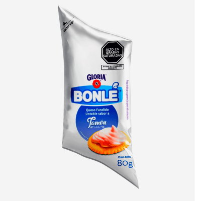 QUESO FUNDIDO BONLE JAMON UNTABLE X80GR