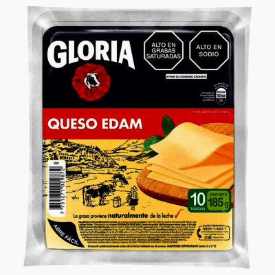 QUESO EDAM GLORIA TAJADA X184GR