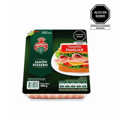 JAMON PIZZERO BRAEDT X480GR