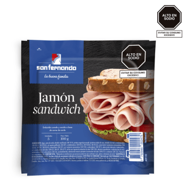 JAMON SANDWICH SAN FERNANDO X100GR