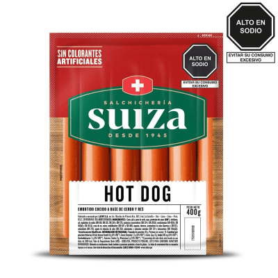 HOT DOG SUIZA 10UND X400GR