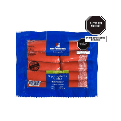 SAN FERNANDO SUPER SALCHICHA PANCHOS 9.100G