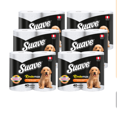 PH SUAVE BLACK 40MT X24 ROLLOS
