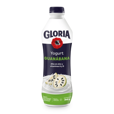 YOGURT GLORIA 946 GR GUANABANA