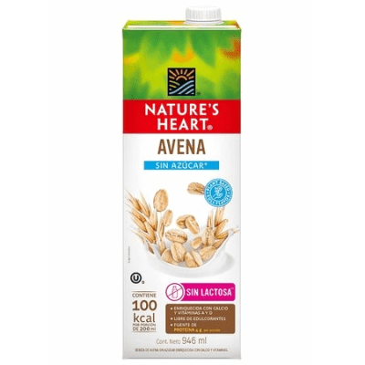 LECHE NATURES HEART AVENA TETRA X946ML