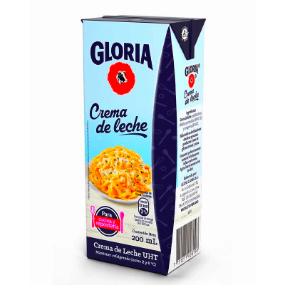 CREMA DE LECHE GLORIA TETRA X200G