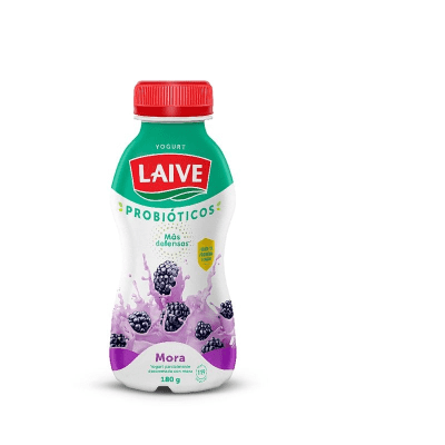 YOGURT LAIVE PROBIOTICO MORA X180ML