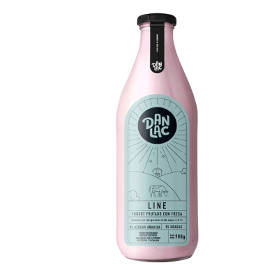 YOGURT DANLAC FRESA LINE BOTELLA X900GR