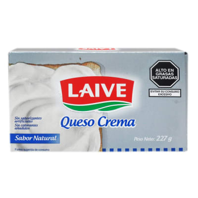 LAIVE QUESO CREAM CHEESE 227G BARRA