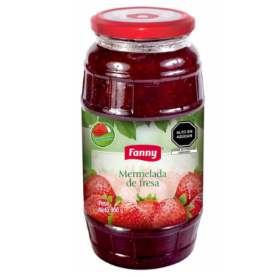 FANNY MERMELADA 950G FRESA VIDRIO BARRIL