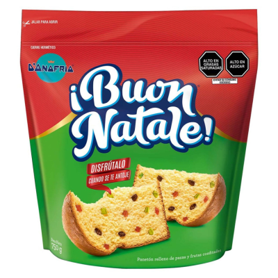 PANETON BUON NATALE 750GR BOLSA