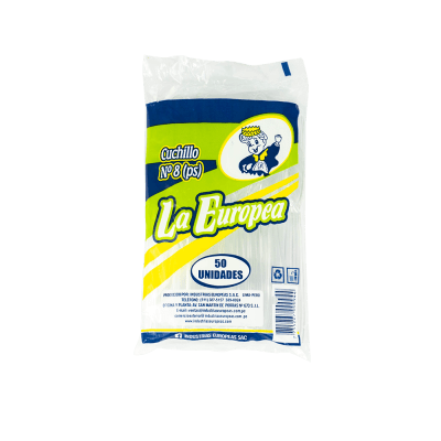 CUCHILLO 8 ACRILICO LA EUROPEA  X50 UND