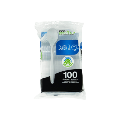 CUCHARA DARNEL TRANSP X 100UND