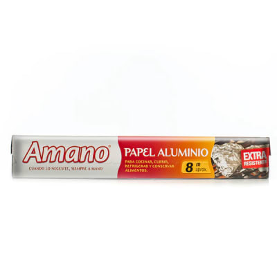 PAPEL ALUMINIO AMANO X 8 M