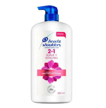SHAMPOO H&S 850ML SUAVE Y MANEJABLE